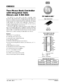 浏览型号CS5322的Datasheet PDF文件第1页