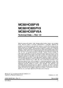 浏览型号MC68HC05PV8的Datasheet PDF文件第3页