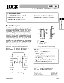 浏览型号RF2131的Datasheet PDF文件第1页