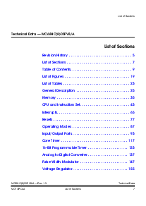 浏览型号MC68HC05PV8A的Datasheet PDF文件第7页