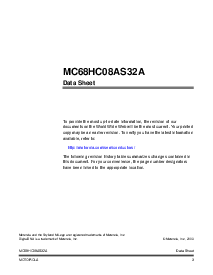浏览型号MC68HC08AS32A的Datasheet PDF文件第3页