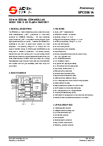 浏览型号SPCE061A的Datasheet PDF文件第4页