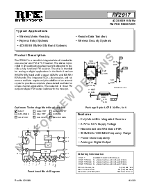 浏览型号RF2917的Datasheet PDF文件第1页