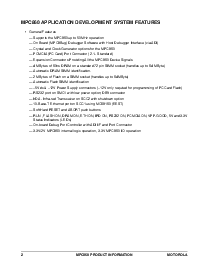 浏览型号MPC860ADS的Datasheet PDF文件第2页