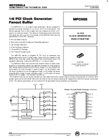 浏览型号MPC905的Datasheet PDF文件第1页