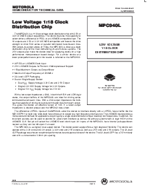 浏览型号MPC940L的Datasheet PDF文件第1页