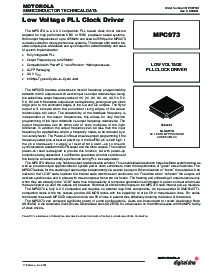 浏览型号MPC973的Datasheet PDF文件第1页