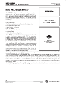 浏览型号MPC974的Datasheet PDF文件第1页