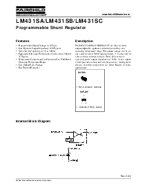 浏览型号LM431SA的Datasheet PDF文件第1页
