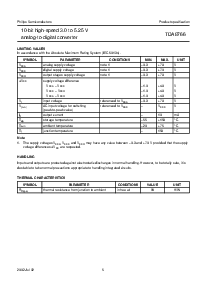 浏览型号TDA8766的Datasheet PDF文件第5页