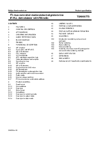 浏览型号TDA9887TS的Datasheet PDF文件第2页