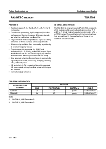 浏览型号TDA8501的Datasheet PDF文件第2页