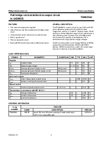 浏览型号TDA8359J的Datasheet PDF文件第2页