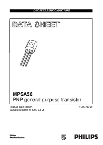 浏览型号MPSA56的Datasheet PDF文件第1页
