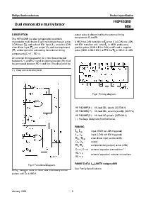 浏览型号HEF4528B的Datasheet PDF文件第2页