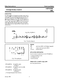 浏览型号HEF4040B的Datasheet PDF文件第2页
