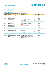 浏览型号BUK752R7-30B的Datasheet PDF文件第2页