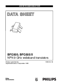 浏览型号BFG505X的Datasheet PDF文件第1页