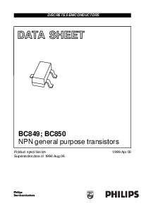 浏览型号BC849的Datasheet PDF文件第1页