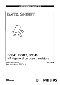 浏览型号BC848的Datasheet PDF文件第1页