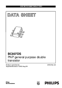 浏览型号BC807DS的Datasheet PDF文件第1页