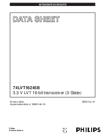 浏览型号74LVT16245B的Datasheet PDF文件第1页