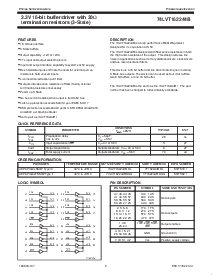 浏览型号74LVT162244B的Datasheet PDF文件第2页