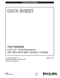 浏览型号74LVT162245B的Datasheet PDF文件第1页