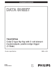 浏览型号74LVC574A的Datasheet PDF文件第1页