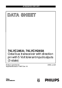 浏览型号74LVCH245A的Datasheet PDF文件第1页