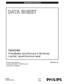 浏览型号74LVC161的Datasheet PDF文件第1页