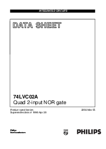 浏览型号74LVC02A的Datasheet PDF文件第1页