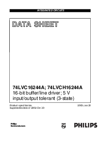 浏览型号74LVC16244A的Datasheet PDF文件第1页