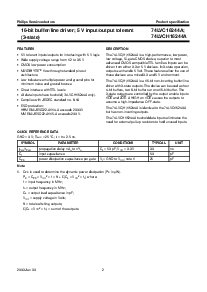 浏览型号74LVC16244A的Datasheet PDF文件第2页