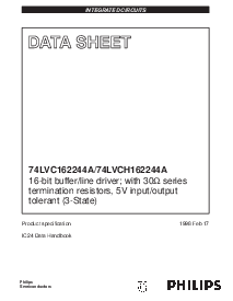 浏览型号74LVC162244A的Datasheet PDF文件第1页