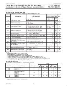 浏览型号74LVC162245A的Datasheet PDF文件第5页