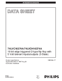 浏览型号74LVC16374A的Datasheet PDF文件第1页