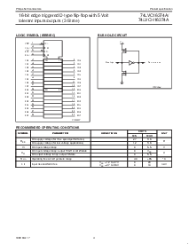 浏览型号74LVC16374A的Datasheet PDF文件第4页