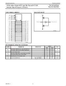 浏览型号74LVCH16374A的Datasheet PDF文件第4页