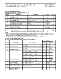 浏览型号74LVCH16374A的Datasheet PDF文件第5页