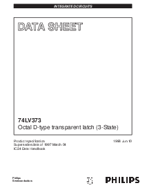 浏览型号74LV373的Datasheet PDF文件第1页