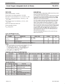 浏览型号74LV373的Datasheet PDF文件第2页