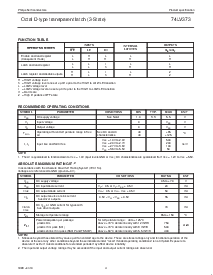 浏览型号74LV373的Datasheet PDF文件第4页