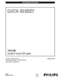 浏览型号74LV32的Datasheet PDF文件第1页