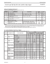 浏览型号74LV273的Datasheet PDF文件第5页