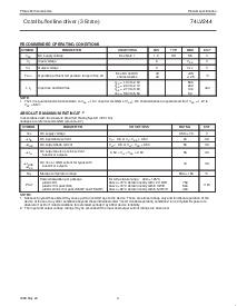 浏览型号74LV244的Datasheet PDF文件第4页
