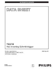 浏览型号74LV14的Datasheet PDF文件第1页
