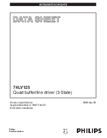 浏览型号74LV125的Datasheet PDF文件第1页