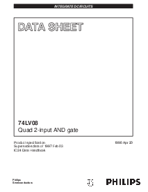 浏览型号74LV08的Datasheet PDF文件第1页