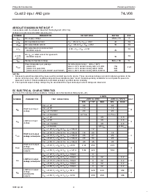 浏览型号74LV08的Datasheet PDF文件第4页